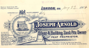 Joseph Arnold letter head